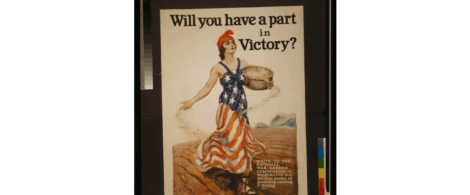Will you Have a Part In The Victory Garden Poster
